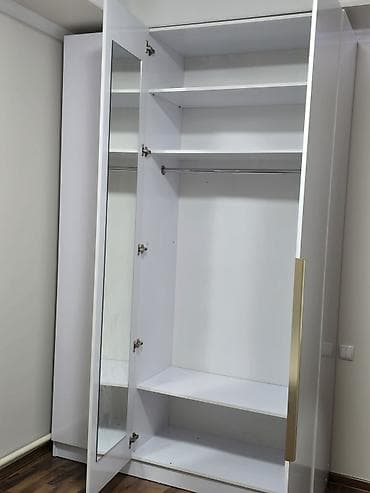 белый комод: Спальный гарнитур, Новый, Двуспальная кровать, Кыргызстан, Самовывоз, Бесплатная доставка, Платная доставка, цвет - Белый — 7