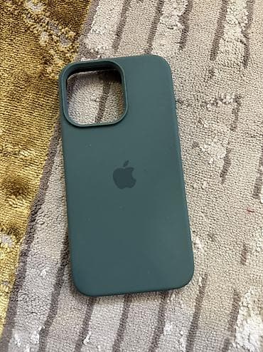 Силиконовый чехол Apple для iPhone - Цвет: тёмно‑зелёный - Материал