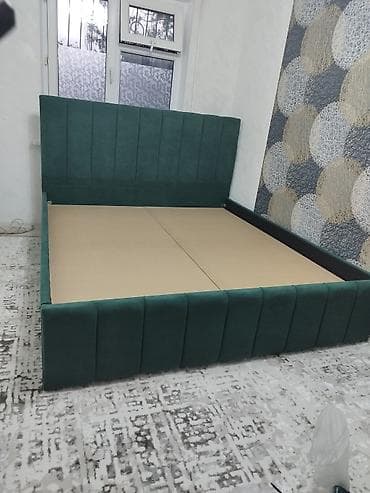 4 moms: Двуспальная кровать с мягким изголовьем размер 180х200 без матрас - — 1