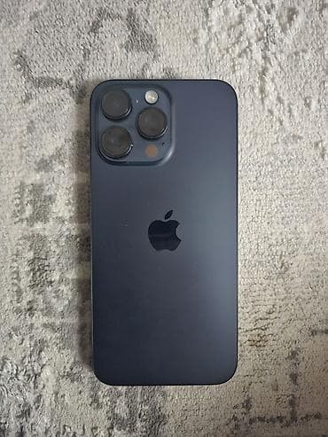iphone xr: IPhone 15 Pro Max, Б/у, 256 ГБ, Blue Titanium, Чехол, Кабель, 89 % — 2