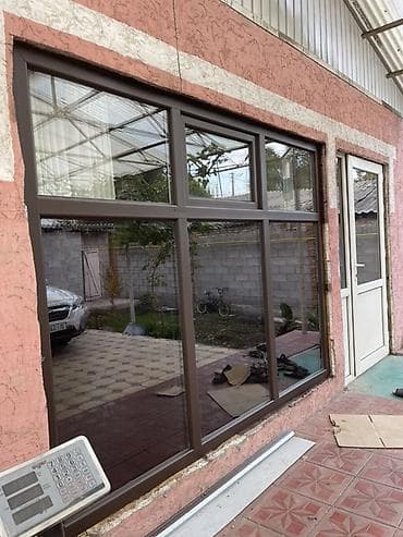 265 40 18: Алюминиевое окно на заказ, Тип окна: Фасадные, Декоративные особенности: Фрамуга, Платная установка, Без рассрочки — 4
