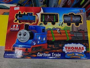 паровоз: Набор игрушечной железной дороги Thomas Cartoon Train — Track World — 1