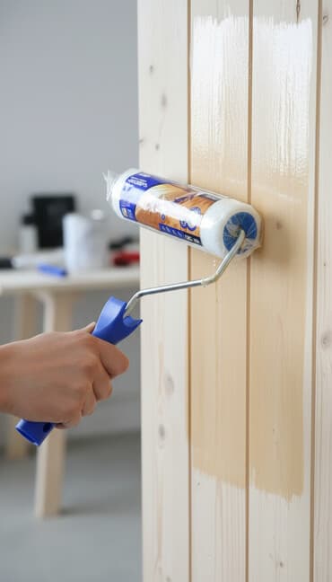 Строительный магазин "Хозмаг": Валик малярный «Эксперт» (в сборе), велюр, 180 мм - Назначение: для at lalafo.kg Строительный магазин "Хозмаг": Валик малярный «Эксперт» (в сборе), велюр, 180 мм - Назначение: для