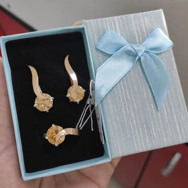 свадебные платья от производителя: Набор украшений, Проба 925, Женские, Новый — 1