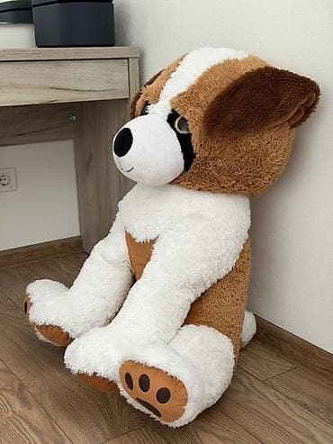 такса: Большая мягкая игрушка — щенок - Тип: плюшевый пес - Размер — 1