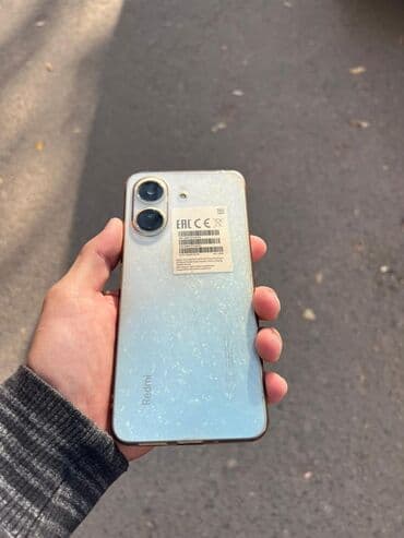 Redmi, Redmi 13C, Б/у, 128 ГБ, цвет - Голубой, 2 SIM