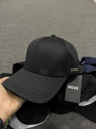 boss кепка: Головные уборы, Boss, Новый, цвет - Черный, Самовывоз — 1