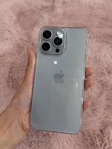 IPhone 15 Pro Max, Б/у, 256 ГБ, Natural Titanium, Защитное стекло, Чехол, 85 % — 2