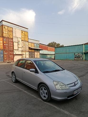 даево матиз 1: Honda Civic: 2001 г., 1.6 л, Кол менен иштөөчү, Бензин, Хетчбек — 3