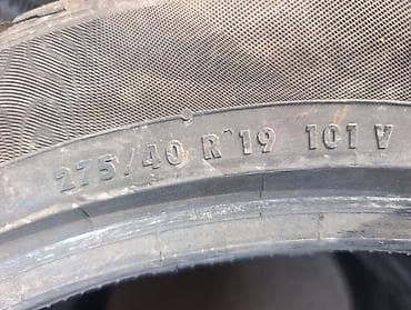 тик: Шины 275 / 40 / R 19, Всесезонная, Б/у, Пара, Легковые, Continental — 4