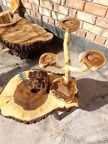 Бычуучу столдор: Авторская мебель и декор из массива дерева с эпоксидной смолой - — 10