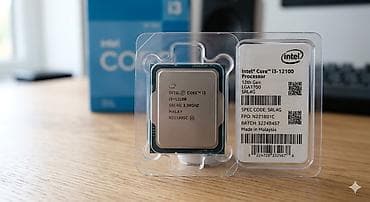 Процессор для ПК, Новый, Intel Core i3, 4 ядер