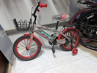 Детский велосипед, 4-колесный, 4 - 6 лет, Для мальчика, Новый