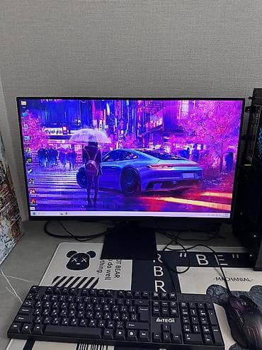 gaming computer: Компьютер, ядер - 6, ОЗУ 16 ГБ, Для несложных задач, Б/у, AMD Ryzen 5, NVIDIA GeForce RTX 4060, NVMe — 3