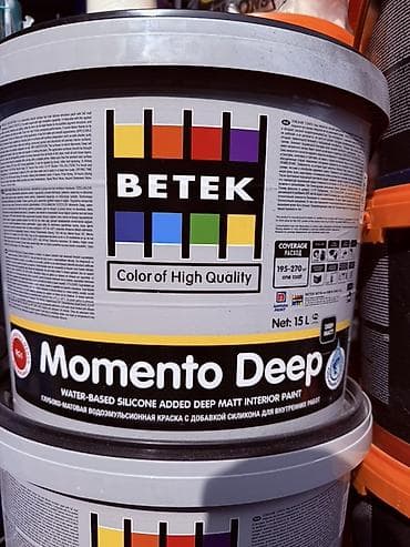 fish eye: Betek Momento Deep — водоэмульсионная краска для внутренних работ с — 1