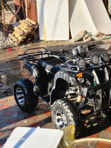 срочно продаю в связи с переездом: Квадроцикл Бензин, 160 куб. см, Взрослый — 3