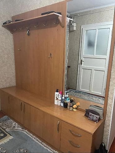 Кире бериш үчүн гарнитур, Колдонулган, Күзгү, Илгич, Бут кийим тарткыч, Өзү алып кетүү, түсү - Күрөң