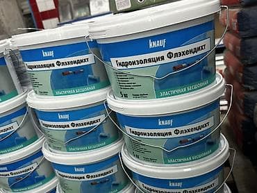 Knauf Гидроизоляция Флэхендихт — эластичное бесшовное покрытие для