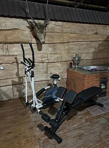 кама рама: Домашний тренажёрный комплект: эллиптический тренажёр 28.000тыс + — 3