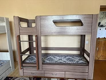 string art: Двухъярусная кровать с выдвижными ящиками для хранения. Особенности — 2