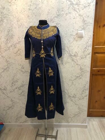 вечерние платья бишкек дордой инстаграм: Вечернее платье, Длинная модель, С рукавами, Стразы, XS, S, XL — 5