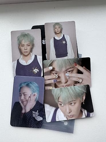 blend group: Набор фотокарт G-DRAGON – 3rd Album “Übermensch” Состав: - 5 фотокарт — 1