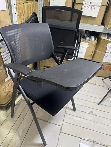 стол и стулья для зала: Кресло для обучения/конференций с откидным столиком - Каркас: прочная — 3