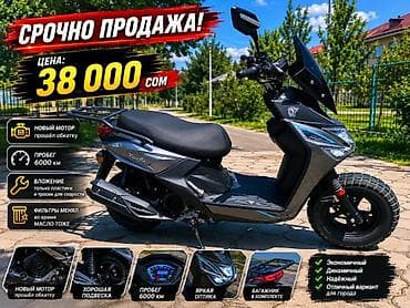 Тип скутера 150 куб. см, Бензин, Б/у — 1