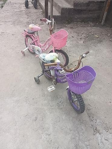 4: Детский велосипед, 4-колесный, 4 - 6 лет, Для девочки — 1