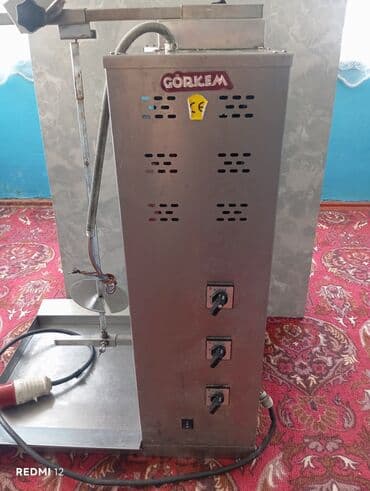 готовый бизнес продаю: Аппарат для приготовления шаурмы Gorkem из нержавеющей стали — 2