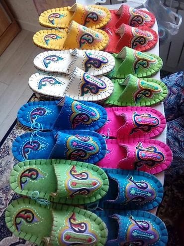 Домашние тапочки: Домашние тапочки, 39, Новый, цвет - Желтый, Самовывоз — 1