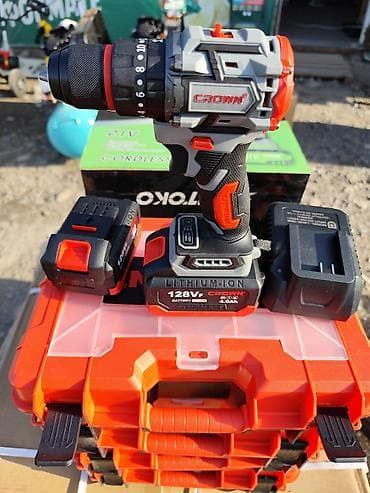 хранение: Аккумуляторная дрель‑шуруповёрт CROWN - Бесщеточный двигатель - — 5