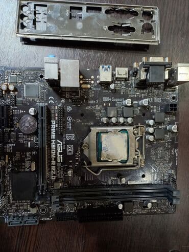 h310: Материнская плата, Б/у — 1