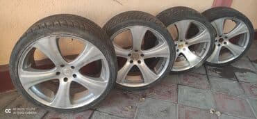 шины с диском: Диски R 22 Комплект, отверстий - 5, Б/у — 1