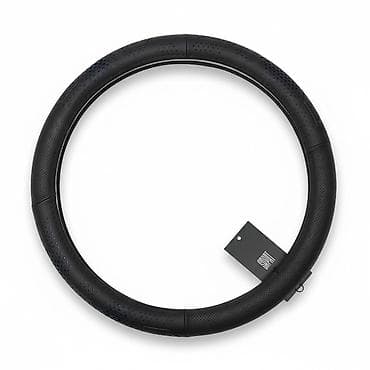 накидки на руль: Чехол на руль, цвет - Черный, Новый — 1