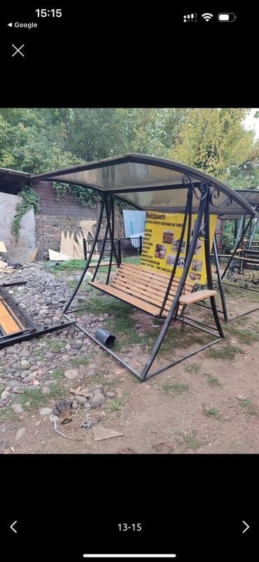 кресло висячее: Тапчан 3 x 3 x 3 м, Металл — 9