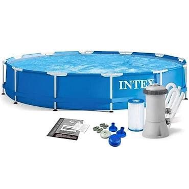 Спорт и хобби: Бассейн INTEX METAL FRAME POOL с каркасом - это популярная модель — 2
