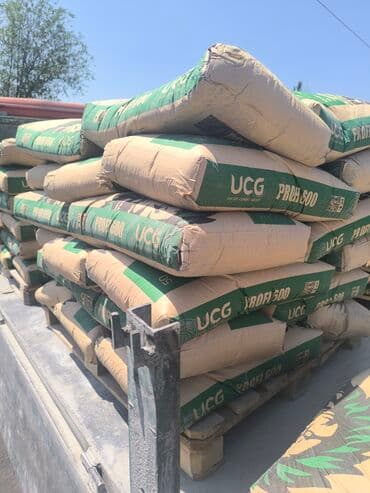 мешок для цемента: Чуйский цемент, M-400, цвет - Серый, 50 кг/м³, Оптом — 3