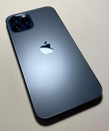 скупка техники apple: IPhone 12 Pro, Б/у, 256 ГБ, Pacific Blue, Наушники, Зарядное устройство, Защитное стекло, 89 % — 1