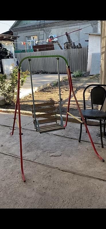 дачная качеля: Детские качели, Подвесные Для улицы, Металл — 2