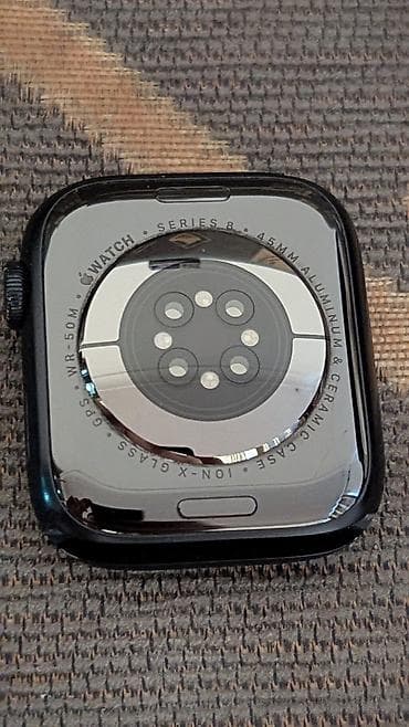 Техника и электроника: Apple Watch 8 45mm (iCloud) на донора + ОРИГИНАЛЬНЫЙ силиконовый — 6