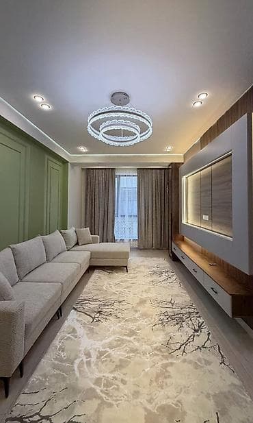 Кыймылсыз мүлк: 2 бөлмө, 77 м², Асанбай мкр Элитка, 10 кабат, Дизайнердик оңдоо — 7