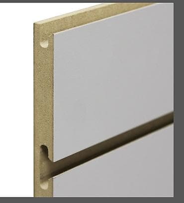 зеркальные пленки: Стеновые/потолочные реечные панели (ламели) белого цвета. - Материал — 2