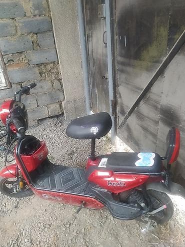 eagle eyes: Электроскутер Panda (красный) - Компактный городской электроскутер с — 7