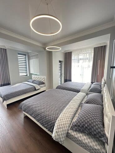 4 комнаты, Душевая кабина, Постельное белье, Кондиционер