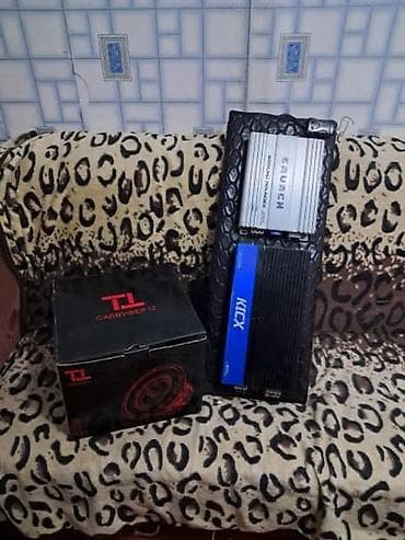 сабуфер колонки: Автозвук: сабвуфер TL Cashmere C + усилители Kicx и Crunch Комплект — 1