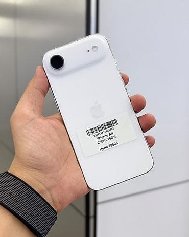 iphone бесплатно: IPhone Air, Б/у, 256 ГБ, Белый, Защитное стекло, Чехол, Коробка, В рассрочку, 100 % — 2