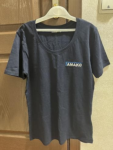 корелла цена: Футболка темно‑синего цвета с коротким рукавом и круглым вырезом — 9