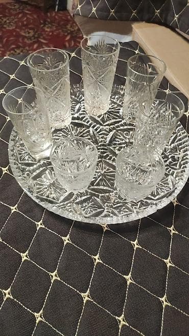 dinner table: Продам все оптом (18 предметов). Набор столового стекла/хрусталя с — 4