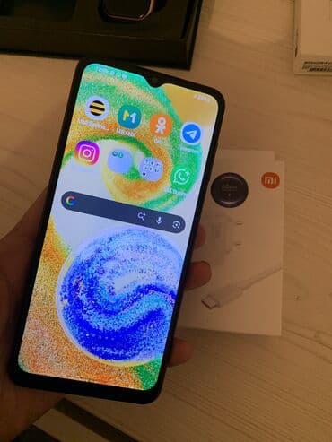 мышка на телефон: Samsung Galaxy A04s, Б/у, 64 ГБ, цвет - Черный, 2 SIM — 3